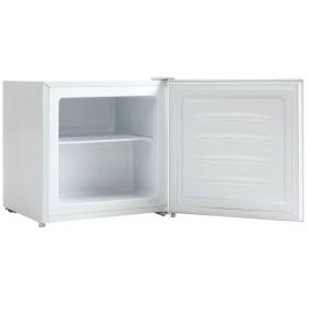 White Compact Countertop Upright Mini Freezer