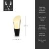 Gold Heavyweight Bottle Stopper by Viski