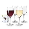 Taste  Set of 4 Red And White Tasting Glass by True