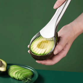 1pl; Fruit Avocado Cutter Core Separator Knife Tool