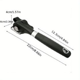 1pc Multifunctional Can Opener Side Open Quick and Simple Stainless Steel