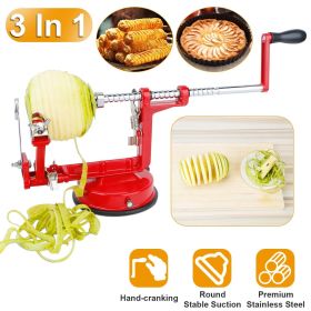 3In 1 Apple Peeler Manual Rotation Potato Fruit Core Slicer