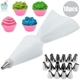 Silicone Pastry Bag Tips Kitchen Cake Icing Piping Cream