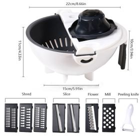 9 In 1 Multi-function Vegetable Cutting Artifact