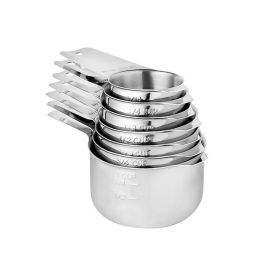 Stainless Steel 7-Piece Measuring Cups Baking