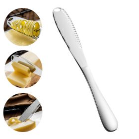 3 In 1 Stainless Steel Butter Spreader Knife Butter Curler Spreader