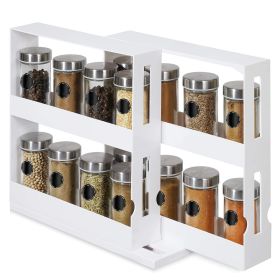 Swivel Cabinet Organizer Revolving Kitchen Rack Spice Organizer