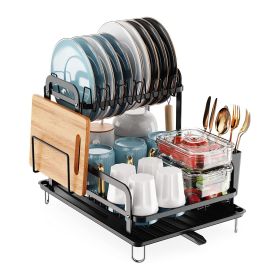 Dish Drying Rack for Kitchen Counter Space