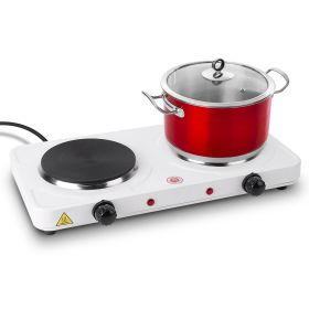 2000W Double Electric Portable Dual Counter Stove Countertop Hot Plate