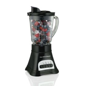 Hamilton Beach Wave Crusher Multi-Function Blender 40 oz Glass Jar Black