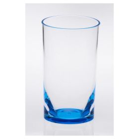 Oval Halo Acrylic Glasses Drinking Set of 4 Hi Ball