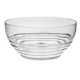 Swirl Acrylic Serving Bowls, Unbreakable Large Plastic Bowls BPA Free