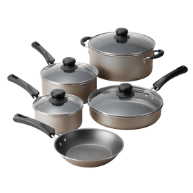 Piece Non-Stick Cookware Set, Champagne