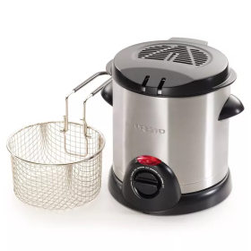 Electric 1qt Deep Fryer - Silver