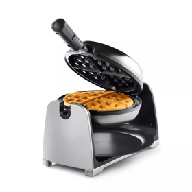 DiamondForce Nonstick Flip Waffle Maker - Silver