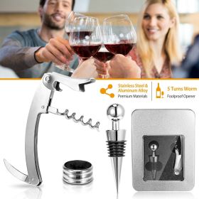 3Pcs Corkscrew Bottle Opener