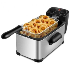 3.2 Quart Electric Stainless Steel Deep Fryer