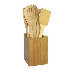 7 Piece Bamboo Cooking Utensil Set