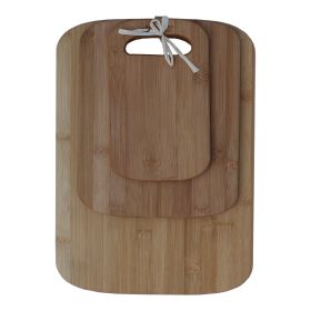 3-Piece Bamboo Cutting Board Set