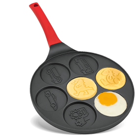 Silver Dollar Pancake Pan Nonstick Omelet 7-Cup