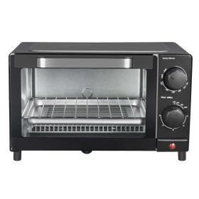 4 Slice Toaster Oven with 3 Setting, Black, New