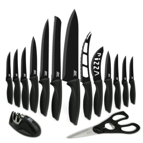 Lux Decor Collection 15-Piece Kitchen Knife Set