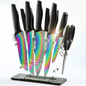 Rainbow Knife Set, Marco Almond KYA35 14 PCS