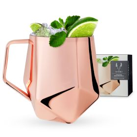 Seneca Faceted Moscow Mule Mug in Copper Viski