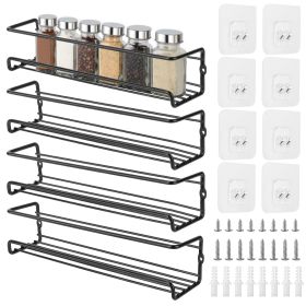 Wall Mount Spice Racks Seasoning