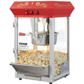 Popcorn Machine 8 Oz Countertop Popcorn Maker