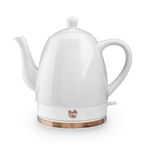 Noelle Grey Ceramic Electric Tea Kettle by Pinky Up