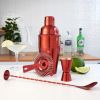 Red Barware Set