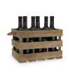 Wooden 6-Bottle Crate by Twine