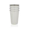 Stainless Steel Pint Cups, Set of 4 by True