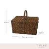 Cape Cod Wicker Picnic Basket by Twine