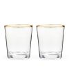 Gilded Glass Tumbler Set by Twine