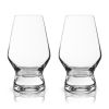 Raye Crystal Footed Scotch Glasses Viski