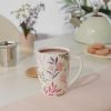 Bailey Botanical Bliss Ceramic Tea Mug & Infuser by Pinky U