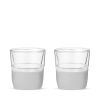 Glass FREEZE Whiskey Glass in Gray (set of two) by HOST