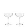 Seneca Faceted Crystal Coupes Viski