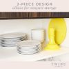 White Melamine Cake Stand by Twine Living