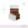 Marble & Acacia Coaster Set by Twine