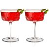 Deco Beau Crystal Coupes Viski