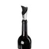 Duo Bottle Stopper And Pour Spout in Black by True