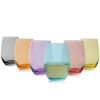 Color Stemless Wine Glass set of  6 by True