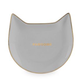 Pawsome Gray Ceramic Tea Tray