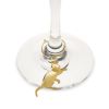 Gold Cat Wine Charms by Twine