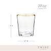 Gilded Glass Tumbler Set by Twine