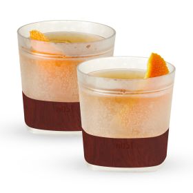 Whiskey FREEZE (set of 2) in Wood by HOST