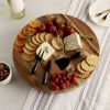 Acacia Footed Cheese Board & Knife Set by Twine Living